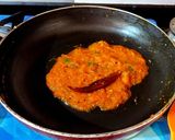 A picture of step 4 of Dal-Palak.