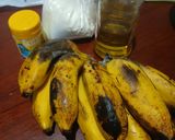 Foto langkah ke 1 dari resep Bolu Pisang - Bananen Brot (tanpa telur).