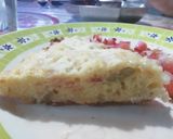 Foto del paso 5 de la receta: Pan de jamón, panceta y aceitunas en sartén