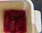 A picture of step 2 of Beetroot Mani Kozhakkattai.