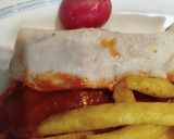 Foto del paso 14 de la receta: Lomos de merluza con pisto y patatas fritas Exprés