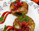 कलरफुल ब्रेड बर्गर (colourful bread burger recipe in Hindi) रेसिपी चरण 7 फोटो