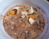 Kakaós kevert meggyel és csokoládéval recept fázis 2 fotója