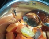 A picture of step 5 of Papaya juice.