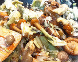 Foto del paso 2 de la receta: Cabeza de lomo de cerdo 🐷 con setas y alcachofas 🍽️🍄