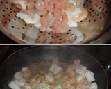 Foto del paso 3 de la receta Espaguetis marineros con salsa de setas