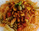 Foto del paso 3 de la receta: Fusillis mixtos en salsa de palmitos