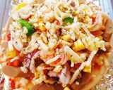Hình bước làm 2 của món Bánh pizza thập cẩm