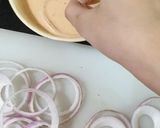 A picture of step 3 of Crunchy Onion Rings.