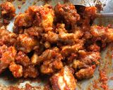 รูปขั้นตอนการทำที่ 3 ของ ไก่กรอบซอสพิซซ่ามอสเซเรล่าชีส🍗 (คีโต)