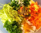 A picture of step 2 of Mix Veg Moonglet.