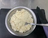 A picture of step 2 of Jade Egg Drop Soup with Soup Dumplings.
