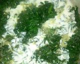 A picture of step 2 of Ugali, fish & coconut milk mchicha@cocomchicha😮.