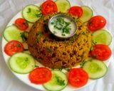 A picture of step 8 of Masoor Dal pulao.