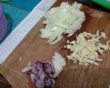 Foto langkah ke 2 dari resep Oseng Buncis kikil jantung ayam cabe ijo.