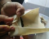 Foto langkah ke 8 dari resep Pisang Coklat Duren (Piscok).