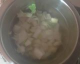 A picture of step 2 of Minestrone with Cauliflower Leaves.