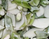 A picture of step 1 of Val Papadi Curry/Flat Beans Dry Curry.