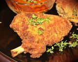 A picture of step 5 of Crusted Lamb chops with curry.
