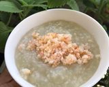 Hình bước làm 1 của món Cháo mướp hương nấu tôm cho bé ăn dặm
