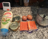 Foto del paso 1 de la receta: Volovanes o tartaletas rellenas de atún y surimi