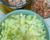 Foto del paso 1 de la receta: Calabacín en tallarines tierra-mar Mte