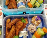 A picture of step 1 of Chicken strips.