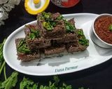 A picture of step 8 of Ragi Flour Dhokla.