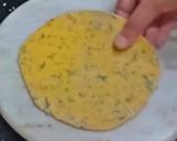 A picture of step 2 of Baisan ke parathay.