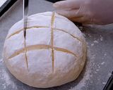 A picture of step 10 of Simple Bread | Crispy Crust! Cob Loaf Bread.