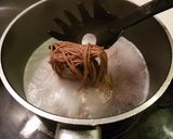 A picture of step 1 of Japanese-Style Buckwheat Soba Salad with Homemade Low Carb Dressing.