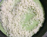 Hình bước làm 2 của món Xôi lá dứa cốt dừa