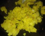 A picture of step 2 of Mysore masala dosa.
