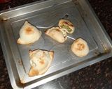 A picture of step 12 of Peas and Raw Banana Samosa.