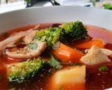 Hình bước làm 2 của món Canh súp nấu sườn cánh buồm