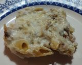 Foto del paso 5 de la receta: Pasta corta con pollo y salsa blanca gratinada