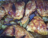 Foto del paso 10 de la receta: Pollo asado con salsa de humo a la barbacoa Maple Bourbon con patatas a las hierbas provenzales
