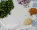 A picture of step 1 of Mexican macaroni.
