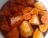 Foto del paso 1 de la receta: Tarta de zanahoria y calabaza 🎃 🥕