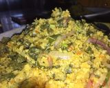 A picture of step 3 of Danbun shinkafa.