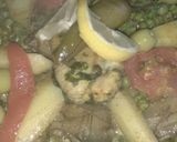 صورة لخطوة 3 من وصفة طاجين لحوت بجلبانة ولقرنون(القرنيع)