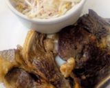 Foto del paso 3 de la receta: Bife ancho con ensalada de brotes de soja y pepinos 😋🥗