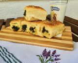 A picture of step 12 of Turkish Borek rolls (granny's version).