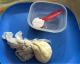 A picture of step 3 of Sponge Rose Roshogolla.