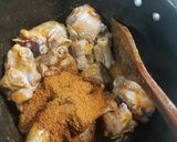 A picture of step 2 of Mutton nihari.