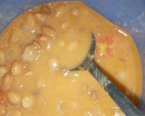 A picture of step 6 of Coconut beans with chapatis.