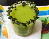 A picture of step 3 of Karela juice.