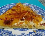 Foto del paso 10 de la receta: Tarta de duraznos con crema y caramelo
