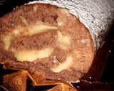 Foto del paso 15 de la receta Brazo de gitano de chocolate y crema pastelera 🍊 (de calabaza)