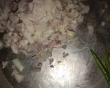 A picture of step 1 of Paneer bhurji #CookWithManjulla.